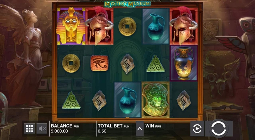 Game mechanics of the Mystery Museum slot